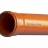 Труба канализационная Политэк EASY PIPE 110х1000 мм, рыжая