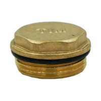 Заглушка TIM DT002A НР 1/2", с уплотнительным кольцом