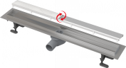 Водоотводящий желоб APZ13 DOUBLE9 950 мм с двухсторонней решеткой Alcaplast