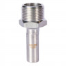 Вставка переходная ROMMER НПр-НР 15 мм x 3/4" из нержавеющей стали, RSS-1024-001534