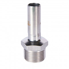 Вставка переходная ROMMER НПр-НР 15 мм x 3/4" из нержавеющей стали, RSS-1024-001534
