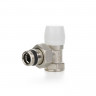 Вентиль отсекающий ELSEN угловой, НВ 1/2"×1/2", никелированный, EVR10.3412