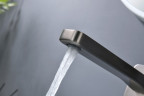 Смеситель для раковины GANZER GZ12144-Q, скрытый монтаж, графит