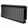Радиатор биметаллический Royal Thermo Infinity 300 Noir Sable 14 секций, нижнее подключение VR80