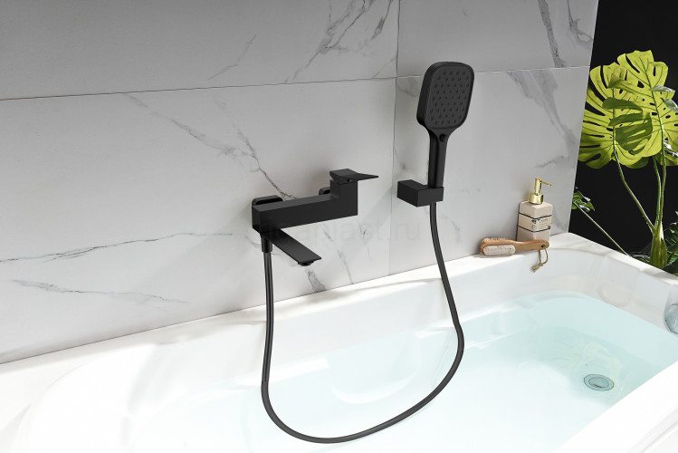 Смеситель для ванны GANZER GZ05132-C, черный