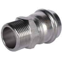 Переходник НР 35х1" из нержавеющей стали ROMMER