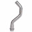 Обвод однораструбный НПр 15 из нержавеющей стали ROMMER