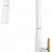 Смеситель для кухни Claro White Matt/Brushed Gold с выдвижной лейкой KAISER 22144-4