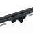 Душевой лоток AlcaPlast APZ1BLACK-750 в пол около стены, выпуск боковой