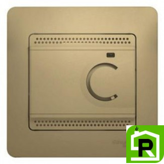 Терморегулятор для теплого пола, Титан, серия Glossa, Schneider Electric