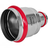 Муфта переходная ВПр 108х54 из стали нержавеющей, прессовой ROMMER RSS-1018-010854