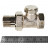 Клапан запорно-балансировочный прямой 1/2" ROMMER