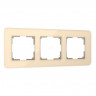 Рамка на 3 поста Werkel Elite (айвори, стекло) W0032443