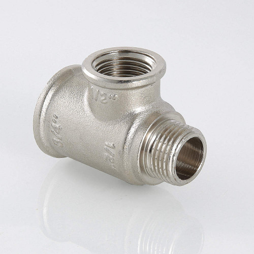 Тройник переходной с наружной резьбой VALTEC 3/4" x 1/2" x 1/2", VTr.134.RN.050404