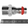 Переходник ROMMER НР 15 мм x 3/4" из нержавеющей стали, RSS-0021-001534