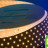 Лента светодиодная LUX, 2835, 350 LED/м, 31 Вт/м, 24В, IP33, Теплый белый (3000K)