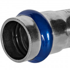 Угольник STOUT 45° ВПр-ВПр, 18 мм, из нержавеющей стали, SSS-2005-000018