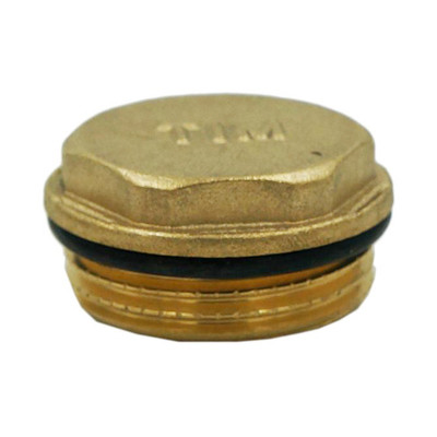 Заглушка TIM DT004A НР 1", с уплотнительным кольцом