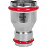 Муфта переходная ВПр 108х76,1 из стали нержавеющей, прессовой ROMMER RSS-1018-010876