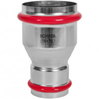 Муфта переходная ВПр 108х76,1 из стали нержавеющей, прессовой ROMMER RSS-1018-010876
