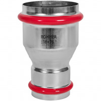 Муфта переходная ROMMER ВПр 108 x 76,1 мм из нержавеющей стали, RSS-1018-010876