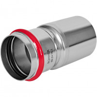 Муфта переходная ВПр-НПр 88,9х76,1 из стали нержавеющей, прессовой ROMMER RSS-1020-008876