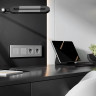 Рамка на 4 поста Werkel Slab (серебро матовый) W0042965