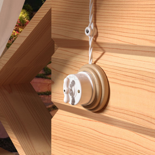 Комплект изоляторов без винта Werkel 50 шт. (белый) Ретро W6431301