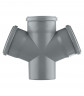 Крестовина канализационная HTDA 110/110/110 на 67° одноплоскостная Ostendorf 115900