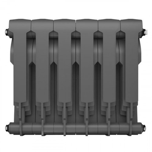 Радиатор биметаллический Royal Thermo BiLiner Silver Satin 350 6 секций, боковое подключение