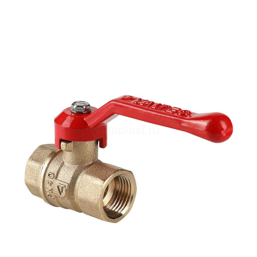 Кран шаровой VALTEC СТАНДАРТ 3/4" ВР/ВР, без покрытия, флажок (VT.120.GN.05)