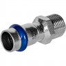 Переходник STOUT ВПр-НР, 15 мм x 1/2 дюйма, из нержавеющей стали, SSS-2021-001512