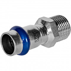 Переходник STOUT ВПр-НР, 15 мм x 1/2 дюйма, из нержавеющей стали, SSS-2021-001512