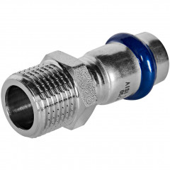 Переходник STOUT ВПр-НР, 15 мм x 1/2 дюйма, из нержавеющей стали, SSS-2021-001512