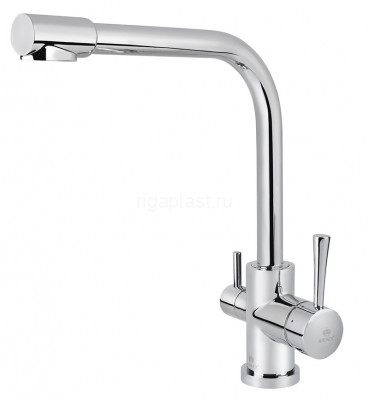 Смеситель для кухни Merkur Chrome с подачей фильтрованной воды KAISER 26044