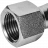 Переходник ВПр-ВР 15х1/2" из стали нержавеющей, прессовой ROMMER