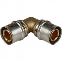 Угольник 90° 26х26 для металлопластиковых труб, прессовой STOUT SFP-0009-002626