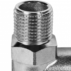 Угольник-переходник ROMMER НР 15 мм x 1/2" из нержавеющей стали, RSS-0010-001512
