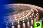 Лента светодиодная LUX, 2835, 60 LED/м, 7,2 Вт/м, 12В, IP33, Теплый белый (3000K)