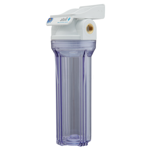 Корпус фильтра ATOLL Патриот 10SL-3/4 прозрачный (без картриджа), ATEFIN129