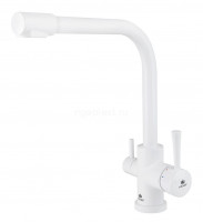 Смеситель для кухни Merkur White с подачей фильтрованной воды KAISER 26044-10