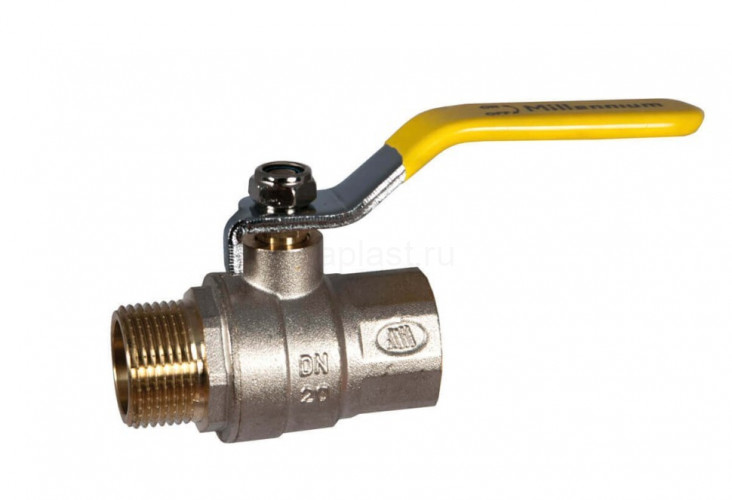 Кран шаровой для газа ВН 3/4", ручка Millennium