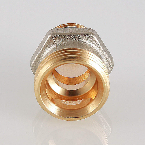 Ниппель для расходомера коллекторного блока VALTEC 1/2 x 3/4", "евроконус", VTr.580.NEI.040E