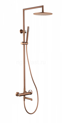 Душевая система GANZER GZ19162-R, розовое золото