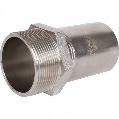 Вставка переходная ROMMER НПр-НР 54 мм x 2" из нержавеющей стали, RSS-0024-000542