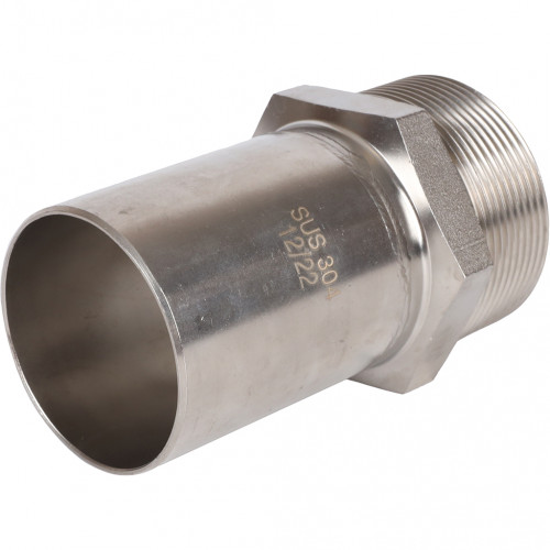Вставка переходная ROMMER НПр-НР 54 мм x 2" из нержавеющей стали, RSS-0024-000542