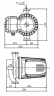 Насос циркуляционный Shinhoo BASIC 25-16 230 с гайками