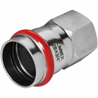 Переходник ВПр-ВР 28х3/4" из стали нержавеющей, прессовой ROMMER