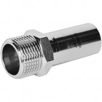 Вставка переходная ROMMER НПр-НР 22 мм x 3/4" из нержавеющей стали, RSS-1024-002234