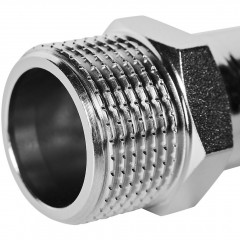 Вставка переходная ROMMER НПр-НР 22 мм x 3/4" из нержавеющей стали, RSS-1024-002234